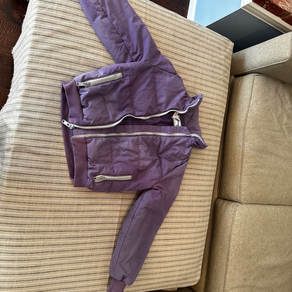 Vintage purple puffer ski jacket - Picture 5 of 11